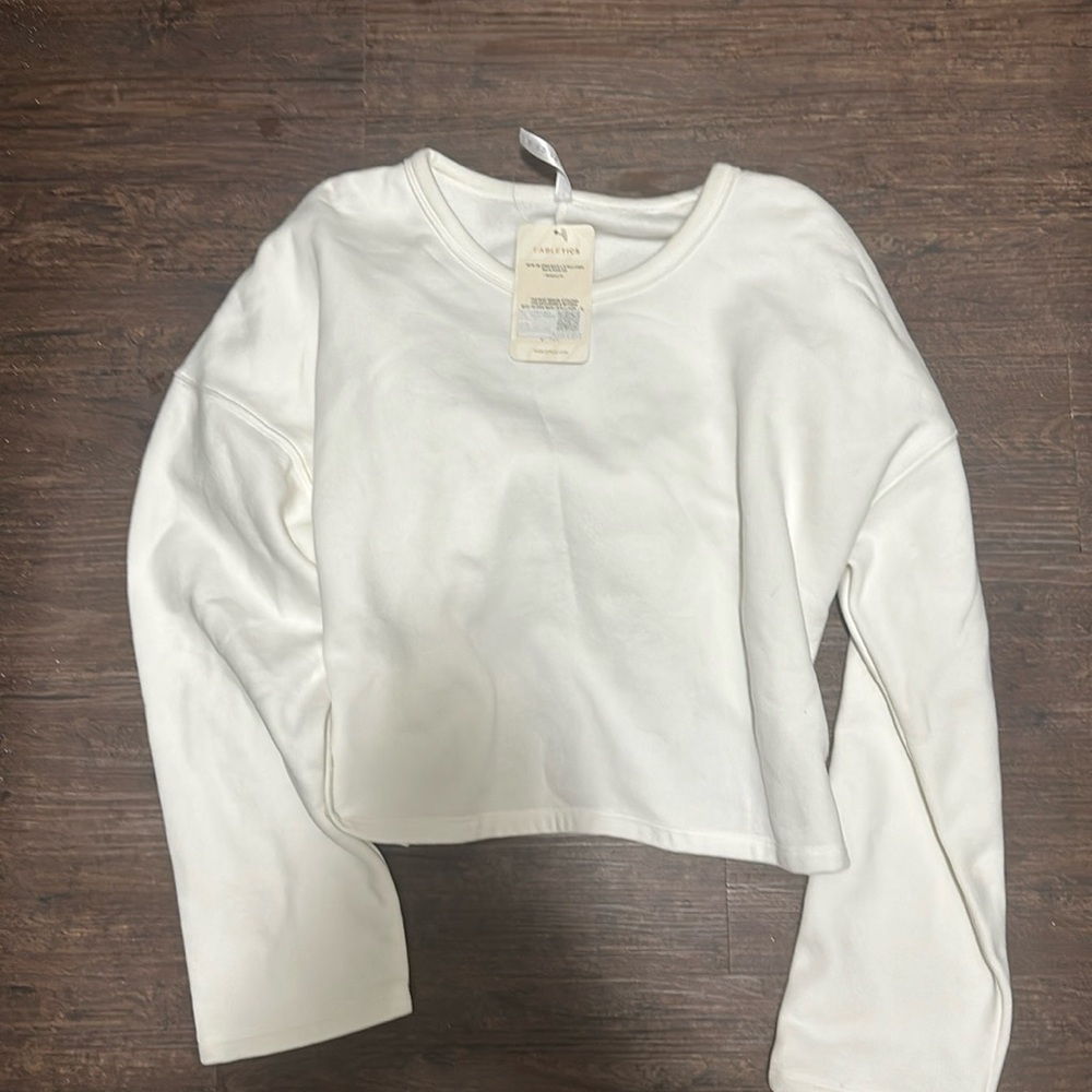 Fabletics White Sweatshirt